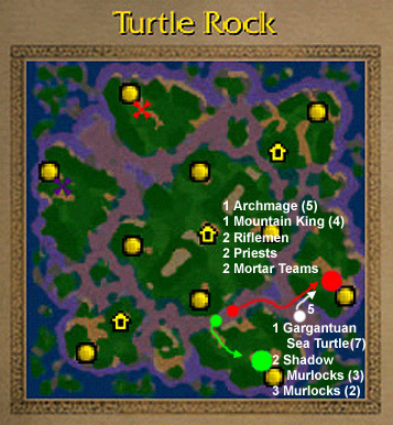 Oops, "Murloc" names are wrong. 2 Murloc Nightcrawlers (3) and 3 Murloc Huntsmen (2).